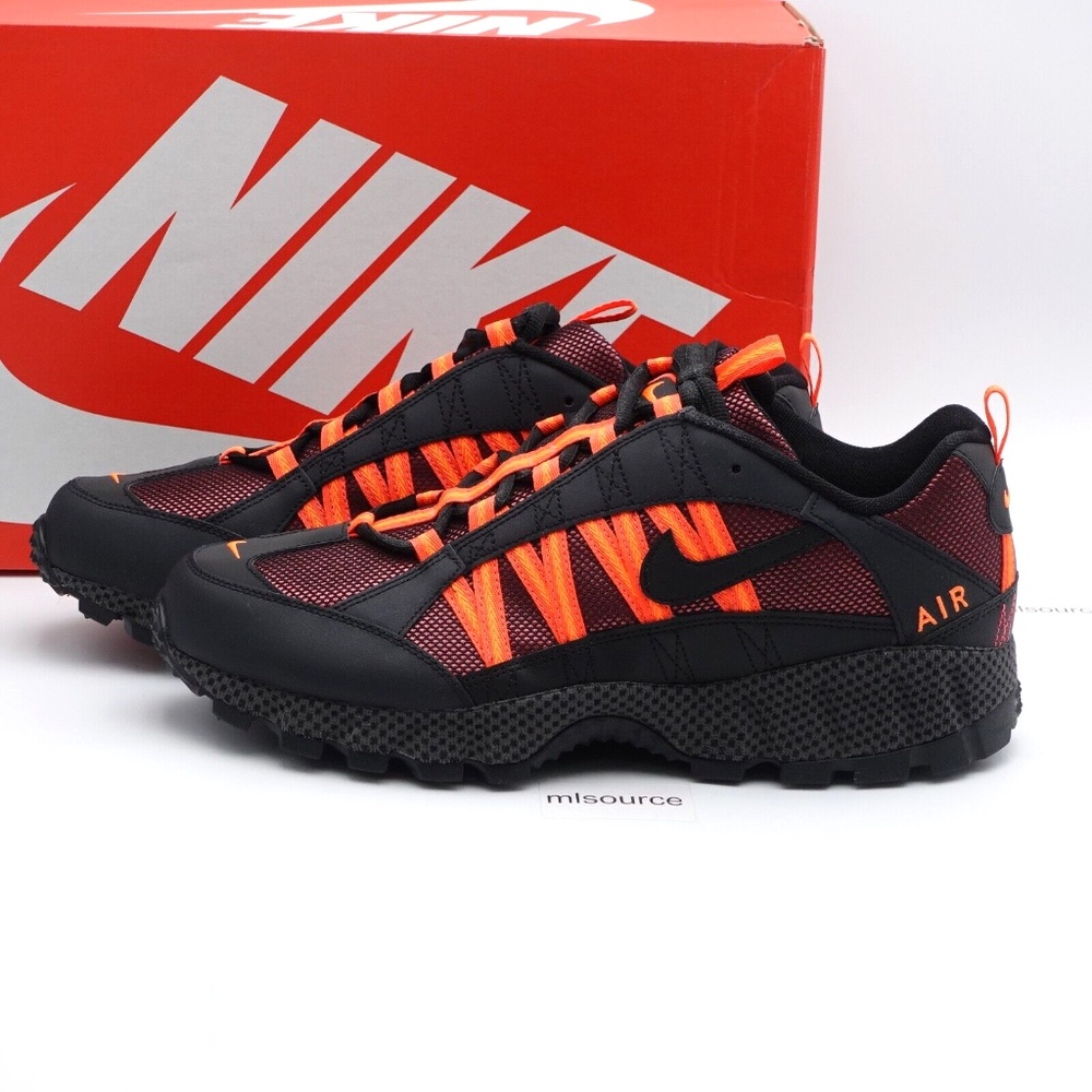 Nike Black and Orange Sneakers